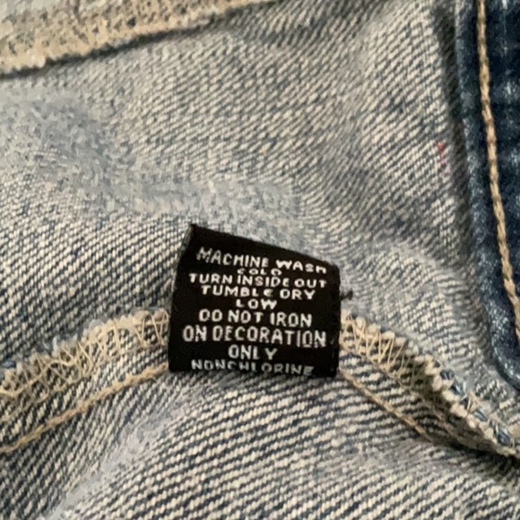 Rue21 Blue Denim Jacket with Lace Accents - Picture 12 of 13